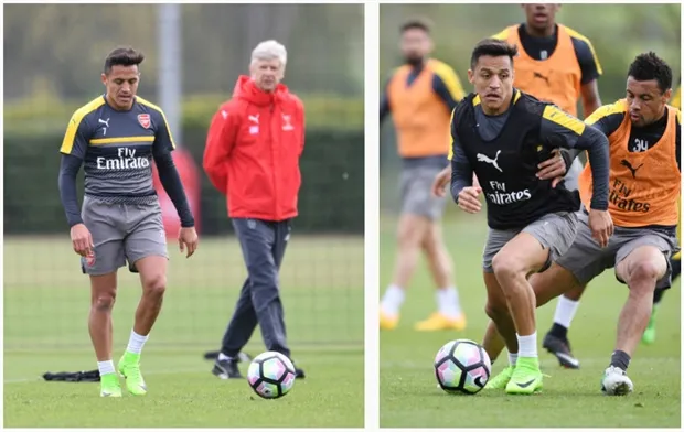 Sanchez bị quần tả tơi trên sân tập của Arsenal - Bóng Đá