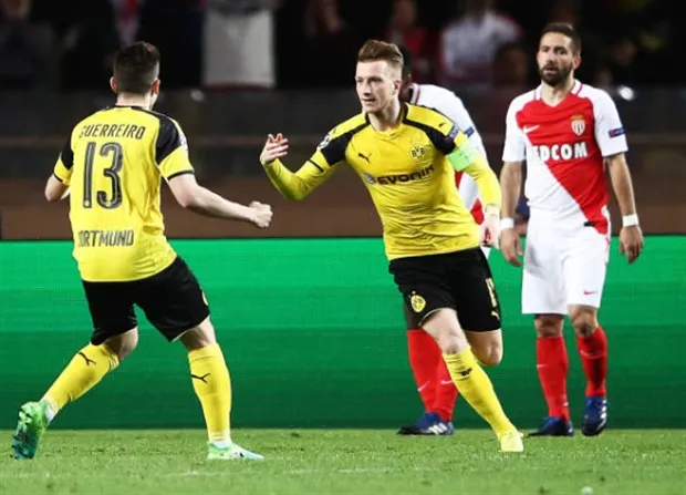 Dortmund bị loại, Reus gắng kiềm nước mắt tại Stade Louis II - Bóng Đá