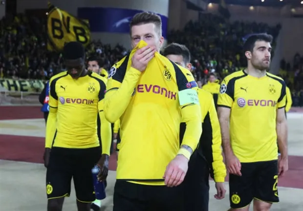 Dortmund bị loại, Reus gắng kiềm nước mắt tại Stade Louis II - Bóng Đá