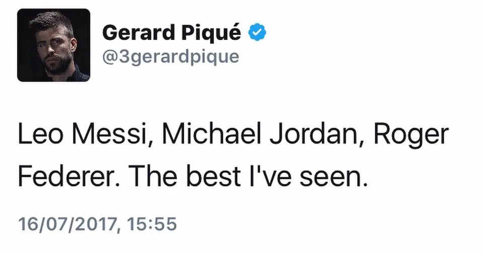 Pique bị fan của Ronaldo 'khủng bố' vì chúc mừng... Federer - Bóng Đá