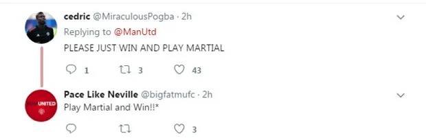 Sợ mất, fan Man Utd đồng loạt xin cho Martial đá chính - Bóng Đá