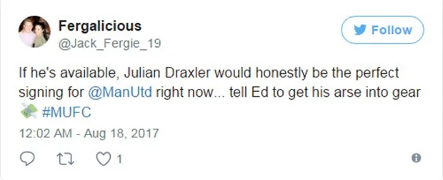 Không chỉ Man Utd, fan Liverpool, Chelsea,... cũng 'sốt' vì Draxler - Bóng Đá