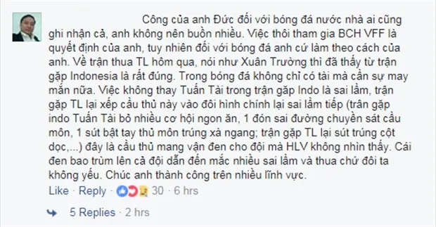 Bầu Thắng từ chức: Tiếc cho một người có tâm - Bóng Đá