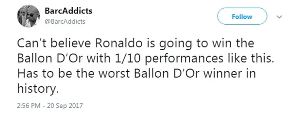 Đừng so với Messi, Ronaldo giờ còn tệ hơn cả Paulinho - Bóng Đá