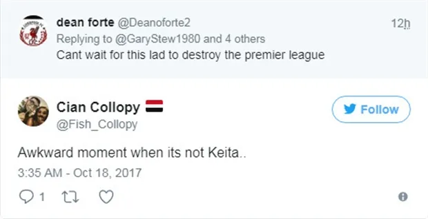 Fan Liverpool 'hố nặng' khi tung hô bom tấn Keita - Bóng Đá