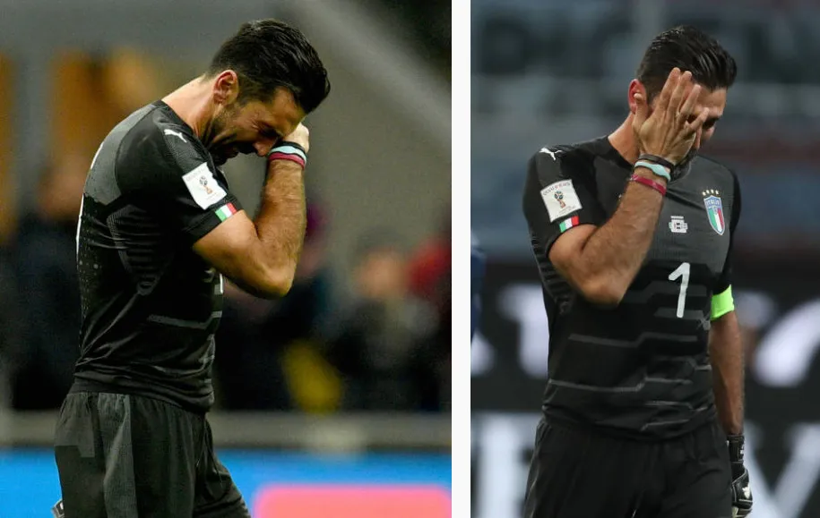 Những giọt nước mắt đau đớn của Buffon trong ngày chia tay Azzurri - Bóng Đá