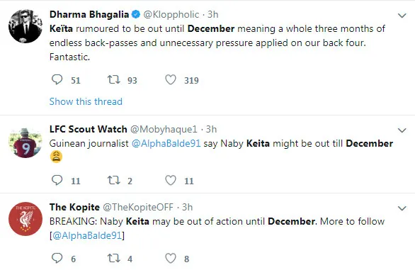Nóng: Liverpool có thể mất Keita đến hết năm - Bóng Đá