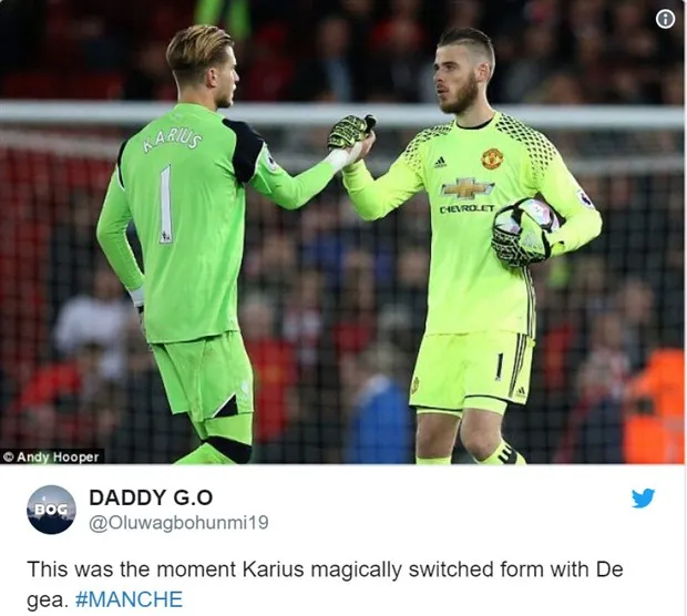 Chơi ngày càng tệ, De Gea bị so sánh với 'thảm họa' của Liverpool - Bóng Đá