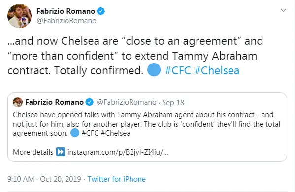 Xong! Chelsea trói chân thành công Tammy Abraham  - Bóng Đá