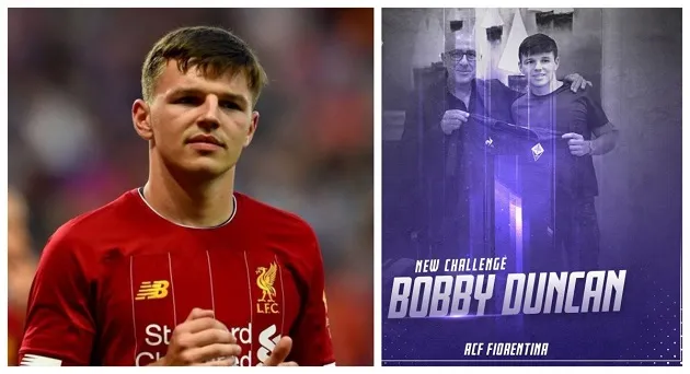 Bobby Duncan can't hide his excitement after move to Fiorentina - Bóng Đá