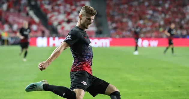 Record: Liverpool scout watches Werner's brace in Leipzig vs Benfica CL clash - Bóng Đá