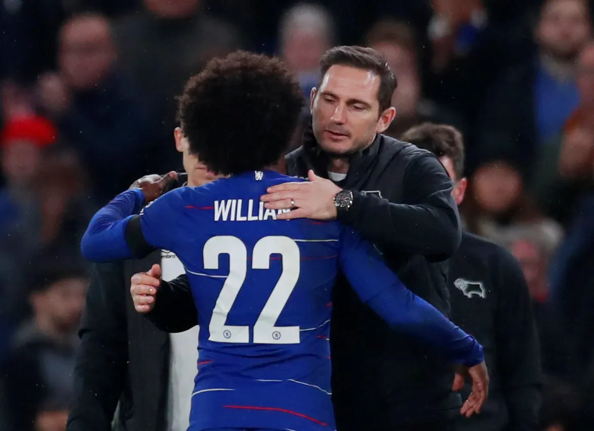 GLEE WILLI Lampard reveals how he got inside Chelsea star Willian’s head to reignite the Brazilian’s fortunes - Bóng Đá