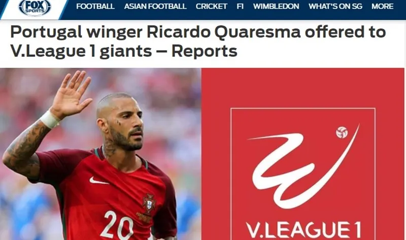 Nếu Quaresma về Hà Nội: Đừng nghĩ rằng V-League sẽ được nâng tầm - Bóng Đá