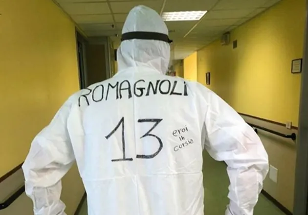 Alessio Romagnoli trở thành thần tượng của bác sĩ chống COVID-19 - Bóng Đá