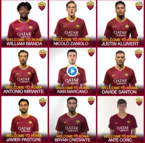 AS Roma hoàn tất thương vụ thứ 9 trong phiên chợ Hè - Bóng Đá