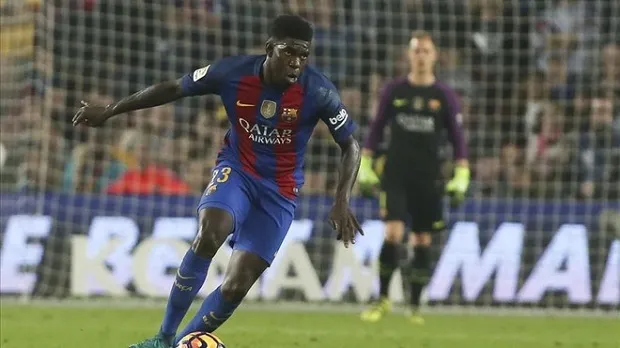 Umtiti xứng danh 'ngôi sao may mắn' của Barca - Bóng Đá