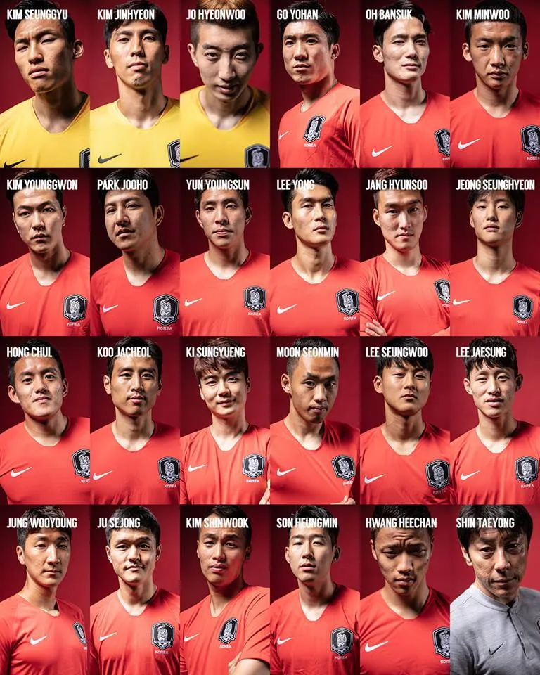 Hàn Quốc công bố danh sách 23 cầu thủ dự World Cup - Bóng Đá