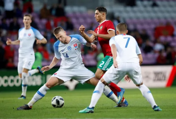 Giao hữu tiền World Cup 2018: Slovakia 1-2 Ma Rốc - Bóng Đá