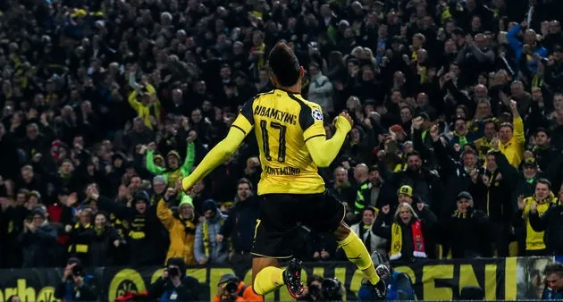 Aubameyang & Sahin nổ súng, Dortmund tạm quên Dembele - Bóng Đá