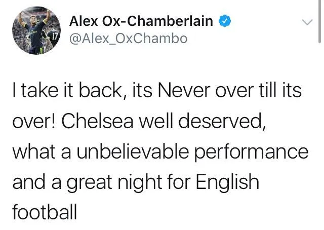 Chamberlain từ lâu đã là... fan 'cứng' của Chelsea? - Bóng Đá