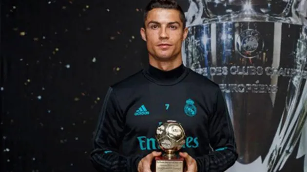 Ronaldo nhận giải 'Cây săn bàn xuất sắc nhất năm' - Bóng Đá