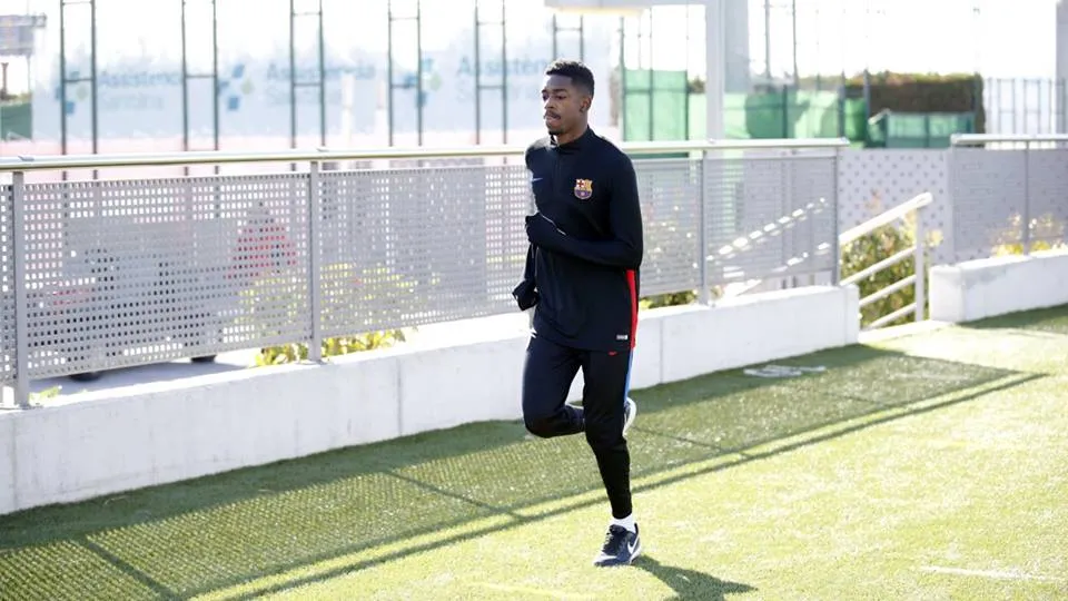 Họng pháo Dembele trở lại tập luyện, Barca như hổ mọc thêm cánh - Bóng Đá