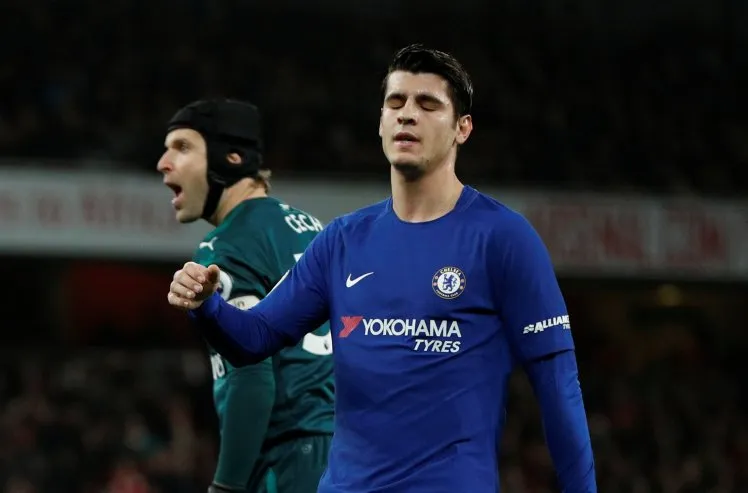 Chelsea mất điểm trước Arsenal, Morata bị hỏi tội - Bóng Đá