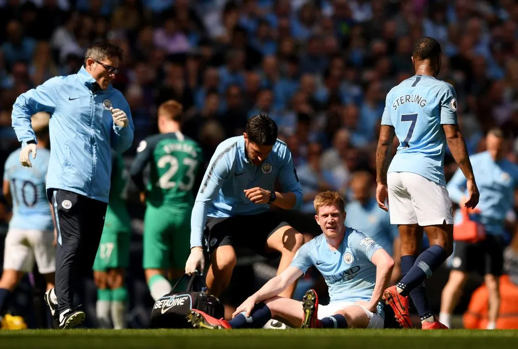 Guardiola cập nhật tình hình chấn thương của De Bruyne - Bóng Đá