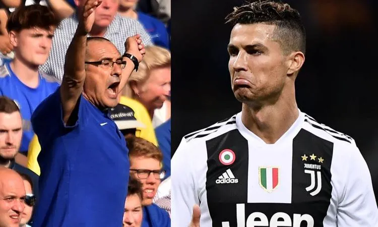 Sarri tới Juve và đây là thái độ của Ronaldo - Bóng Đá