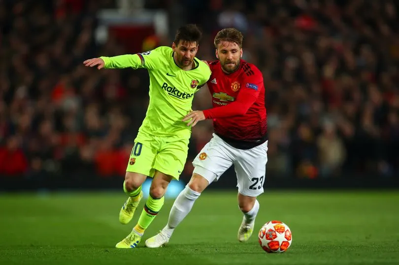 How Lionel Messi convinced Solskjaer that Luke Shaw was a Manchester United centre back - Bóng Đá