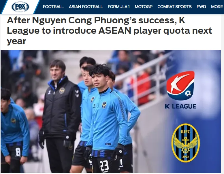K-League 2020 mở cửa cho Đông Nam Á: Cơ hội cho các sao Việt Nam? - Bóng Đá