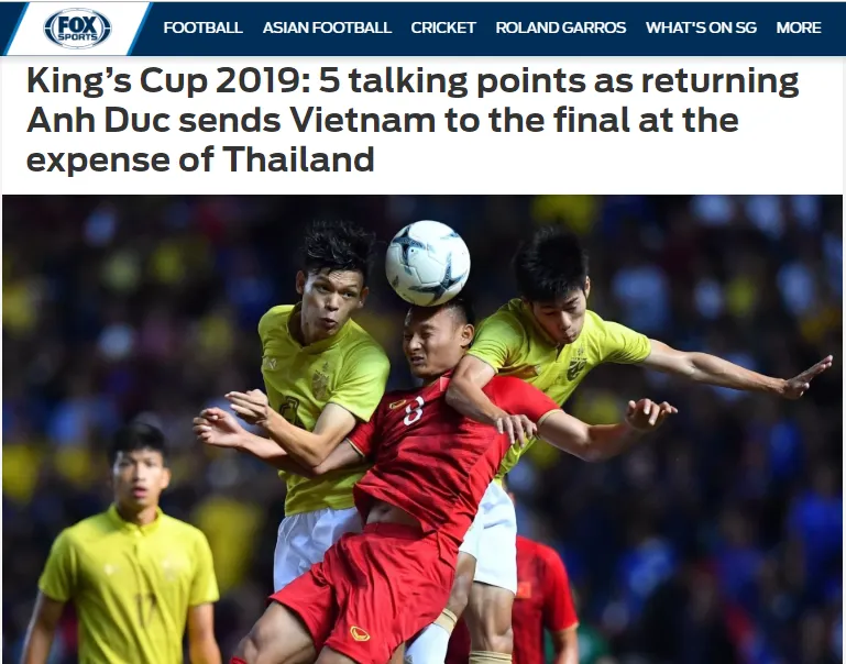 Báo châu Á chỉ ra cầu thủ xuất sắc nhất ĐT Việt Nam trong trận thắng Thái Lan - Bóng Đá