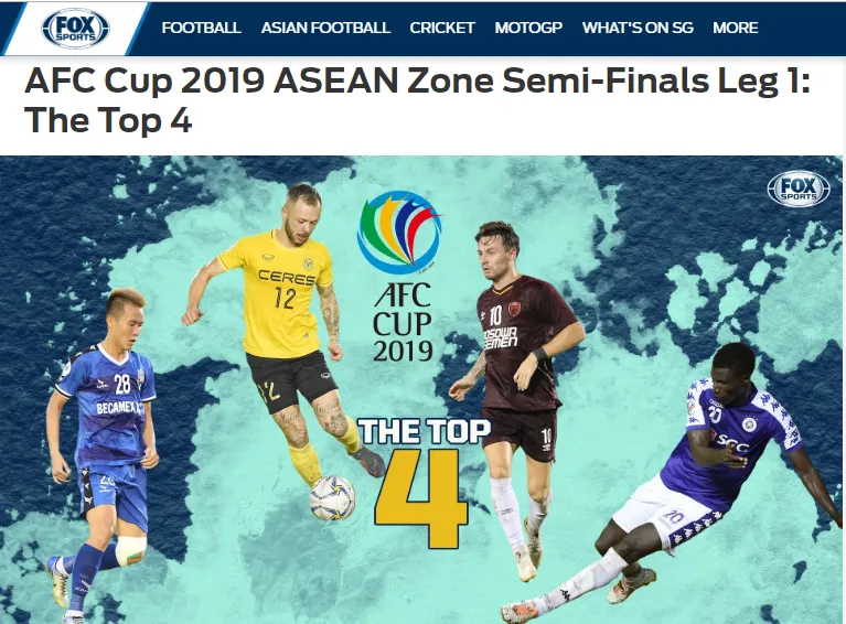 Pape Omar, Văn Vũ lọt top 4 cầu thủ xuất sắc Bán kết lượt đi AFC Cup - Bóng Đá