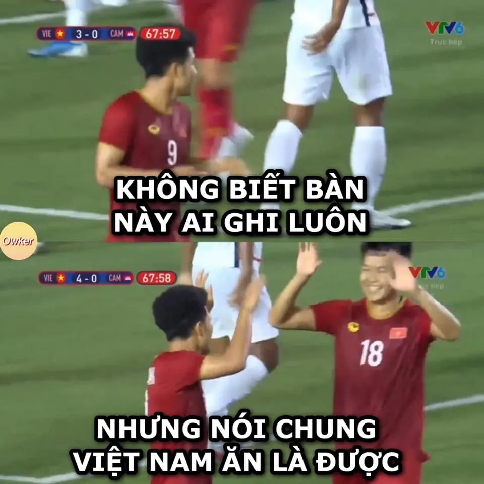 Ảnh chế trận Việt Nam vs Campuchia - Bóng Đá