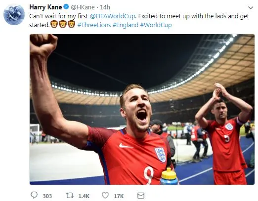 Cầu thủ Anh phản ứng sau khi được lên tuyển  - Bóng Đá