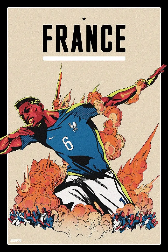 Ronaldo, Messi, Pogba ấn tượng trong bộ poster World Cup 2018 - Bóng Đá