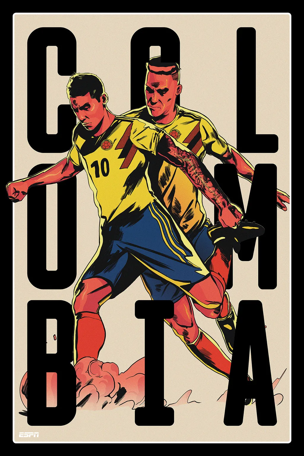 Ronaldo, Messi, Pogba ấn tượng trong bộ poster World Cup 2018 - Bóng Đá