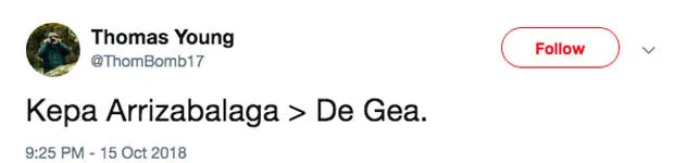 De Gea bị ném đá trên Twitter - Bóng Đá