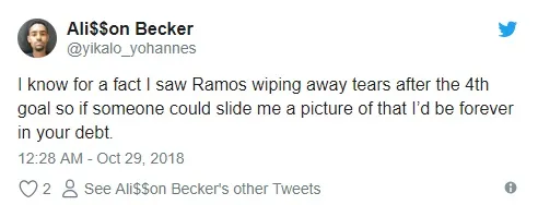 Fan Barca quả quyết Ramos khóc nhè ở phút 83 - Bóng Đá