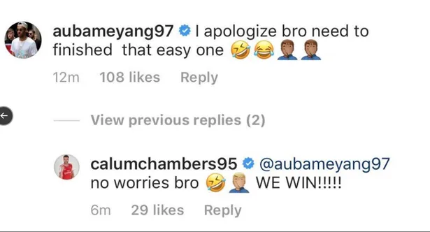 Arsenal ace Pierre-Emerick Aubameyang issues apology to Chambers after Eintracht win  - Bóng Đá