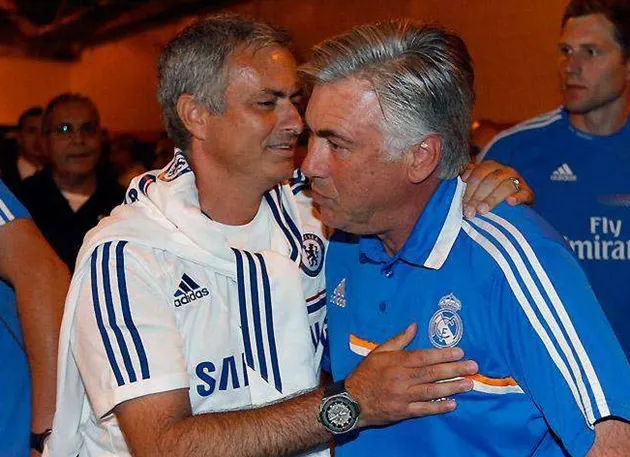 ‘I’m going to break the rules to hug him’: Jose Mourinho can’t wait to see Carlo Ancelotti before Spurs vs Everton - Bóng Đá