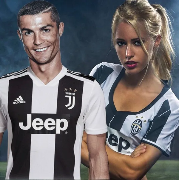 Hot girl đăng đàn đón Ronaldo cập bến Juventus - Bóng Đá
