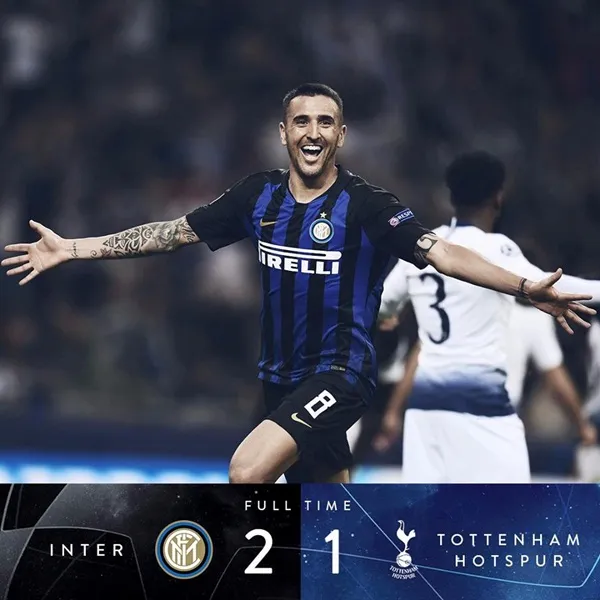 Inter Milan thắng ngược Tottenham 2-1: Chiến thắng cho kẻ điên - Bóng Đá