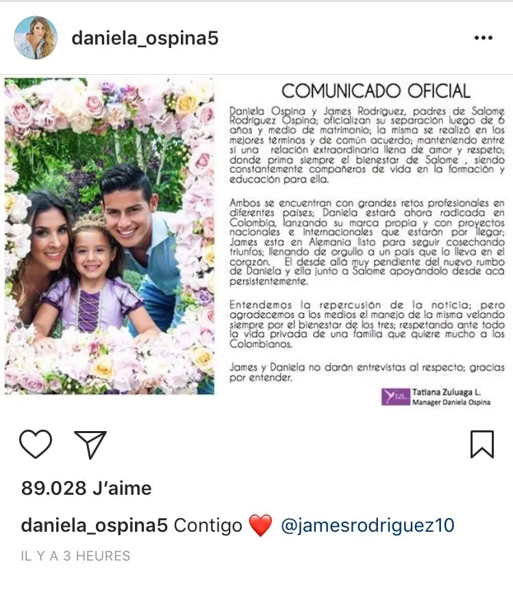 James Rodriguez ly dị vợ sau 6 năm - Bóng Đá