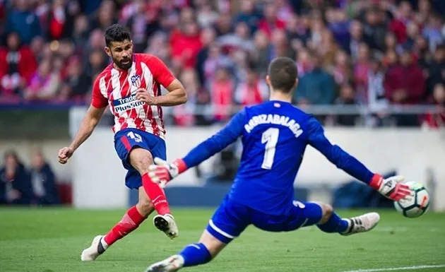 Diego Costa lại ghi bàn, Atletico Madrid tái lập khoảng cách 7 điểm với Barca - Bóng Đá