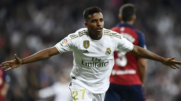 Rodrygo almost equals Ronaldo record with debut Real Madrid goal - Bóng Đá