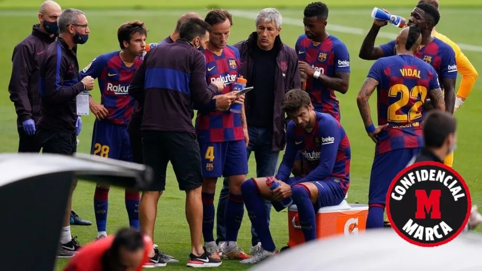 Argument between Setien and Barcelona squad in dressing room at Balaidos - Bóng Đá
