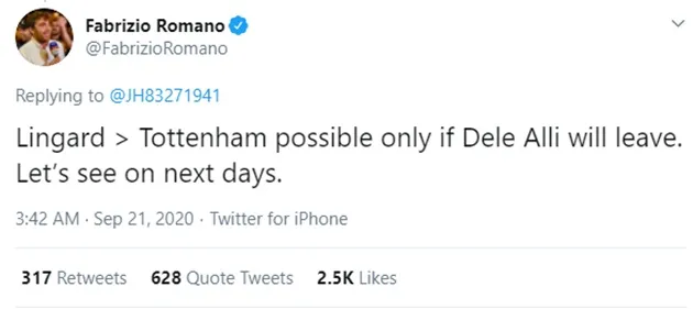 Jesse Lingard to Tottenham transfer hinges on Dele Alli exit - Bóng Đá