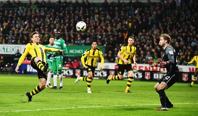 Chùm ảnh: Dortmund nhọc nhằn đả bại Werder Bremen - Bóng Đá