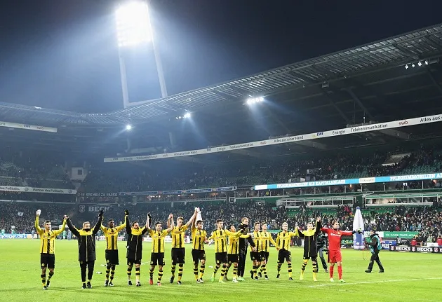 Chùm ảnh: Dortmund nhọc nhằn đả bại Werder Bremen - Bóng Đá
